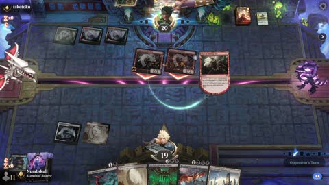 Watch MTG Arena Video Replay - Orzhov Midrange by Numbskull VS Gruul Aggro by taketoku - Traditional Standard Ranked