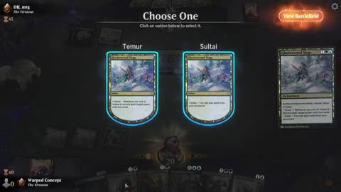 Watch MTG Arena Video Replay - Bant Midrange by Warped Concept VS Orzhov Midrange by DH_mtg - Premier Draft