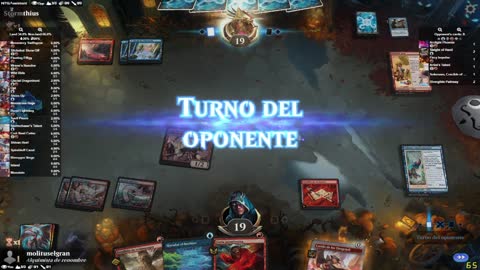 Watch MTG Arena Video Replay - Izzet Aggro by molituselgran VS Izzet Aggro by Stormthius - Explorer Play