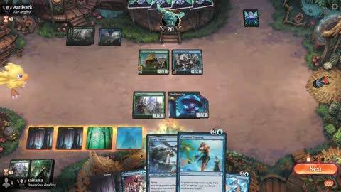 Watch MTG Arena Video Replay - Sultai Midrange by saitama VS Simic Aggro by Aardvark - Premier Draft