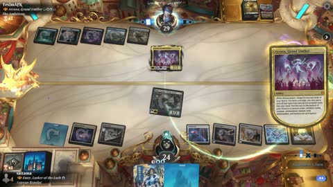 Watch MTG Arena Video Replay - Emry, Lurker of the Loch by saitama VS Atraxa, Grand Unifier by YesImAFK - Historic Brawl