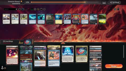 Watch MTG Arena Video Replay - Jeskai Control by DamienF16 VS Golgari Aggro by Estephan Ripwell - Traditional Standard Ranked