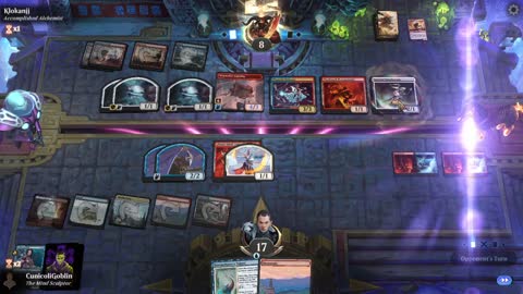 Watch MTG Arena Video Replay - Izzet Control by CunicoliGoblin VS Izzet Aggro by Klokanjj - Alchemy Play