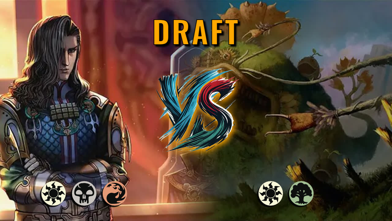 Watch MTG Arena Draft Video - Mardu Midrange by Numbskull VS Selesnya Aggro by Dboy - e80727