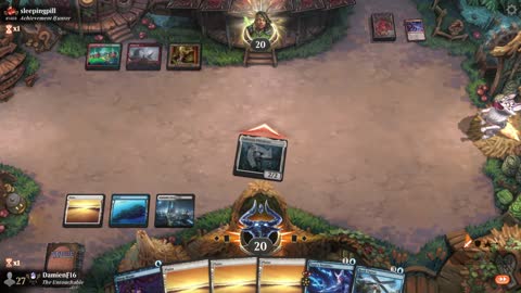 Watch MTG Arena Video Replay - Azorius Midrange by DamienF16 VS Temur Midrange by sleepingpill - Premier Draft