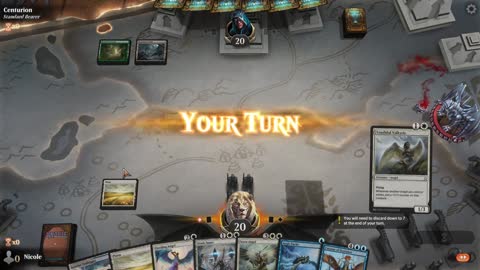 Watch MTG Arena Video Replay - Azorius Midrange by Nicole VS Selesnya Aggro by Centurion - Standard Play