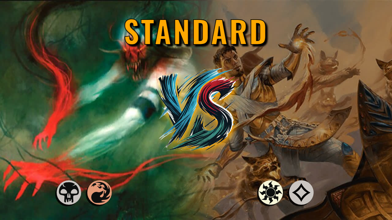 Watch MTG Arena Standard Video - Rakdos Midrange by Yhwach VS Mono White Aggro by youngpolack83 - e99475