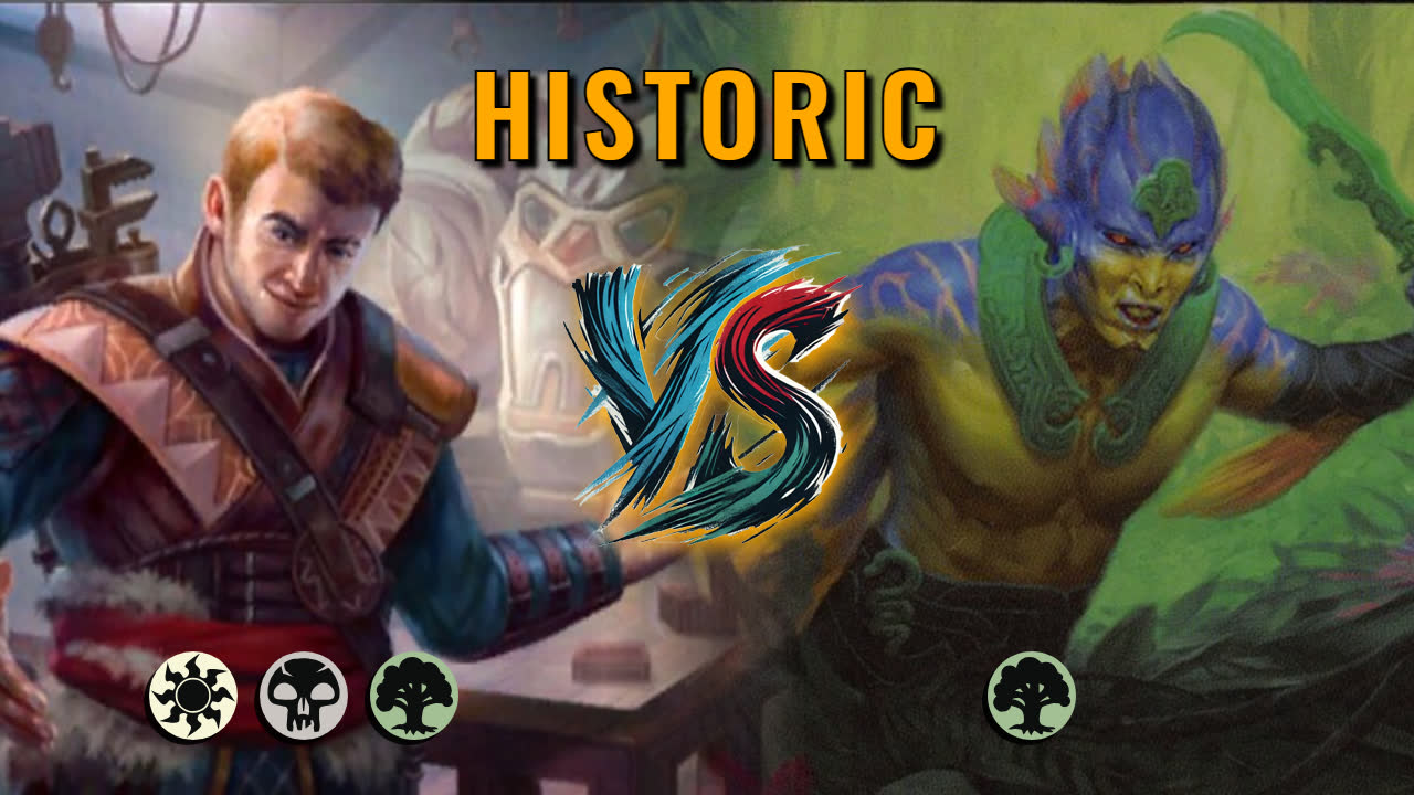 Watch MTG Arena Historic Video - Abzan Midrange by CunicoliGoblin VS Mono Green Aggro by metall - 42ae47