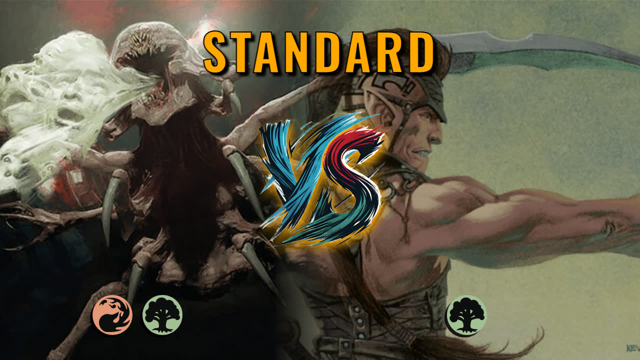 Watch MTG Arena Standard Video - Gruul Aggro by CunicoliGoblin VS Mono Green Midrange by A Star Aki - 13c35f
