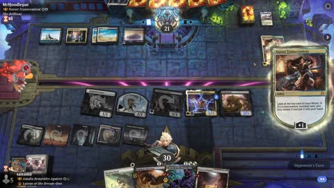 Watch MTG Arena Video Replay - Amalia Benavides Aguirre by saitama VS Narset Transcendent by MrHoodiepat - Historic Brawl