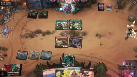 Watch MTG Arena Video Replay - Boros Aggro by CunicoliGoblin VS Gruul Aggro by Finik-daddy - Standard Play