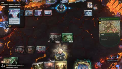 Watch MTG Arena Video Replay - Slimefoot and Squee by saitama VS A-Rowan, Scholar of Sparks by taku - Historic Brawl