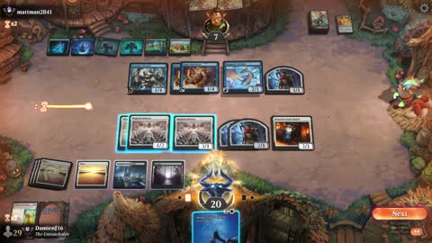 Watch MTG Arena Video Replay - Orzhov Midrange by DamienF16 VS Simic Midrange by mattman2841 - Premier Draft