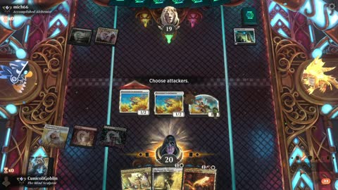Watch MTG Arena Video Replay - Boros Aggro by CunicoliGoblin VS 5 Color Control by mich66 - Alchemy Ranked