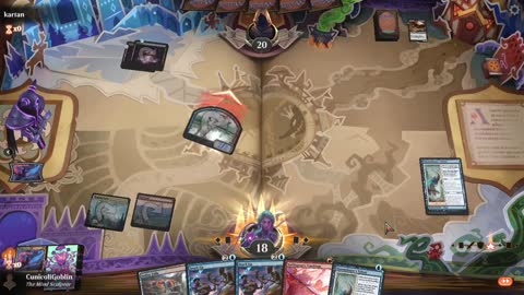 Watch MTG Arena Video Replay - Izzet Midrange by CunicoliGoblin VS Mono Black Aggro by kartan - Alchemy Play