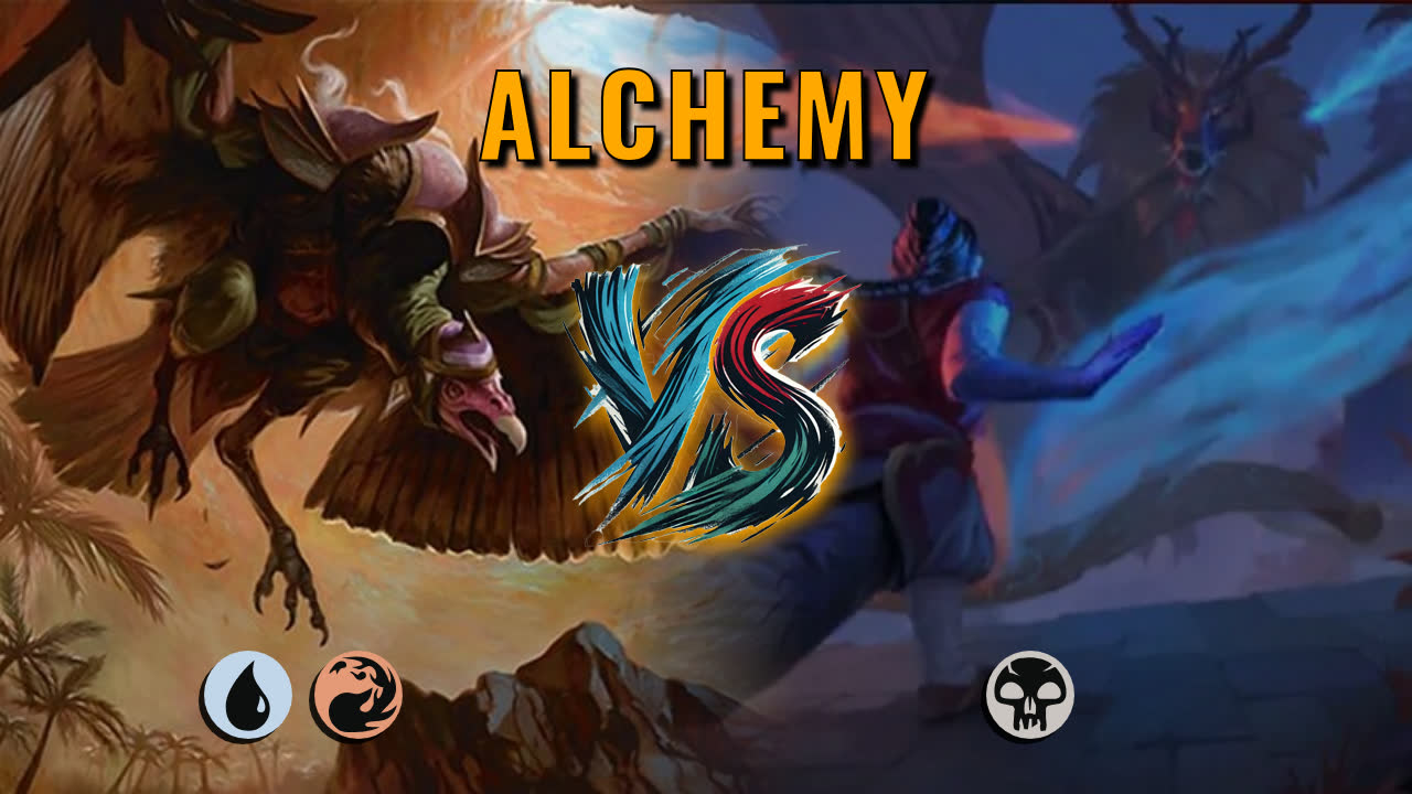 Watch MTG Arena Alchemy Video - Izzet Midrange by CunicoliGoblin VS Mono Black Aggro by kartan - 27f9d1