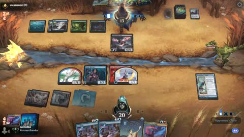 Watch MTG Arena Video Replay - Izzet Midrange by saitama VS Simic Aggro by swanson420 - Alchemy Traditional Ranked