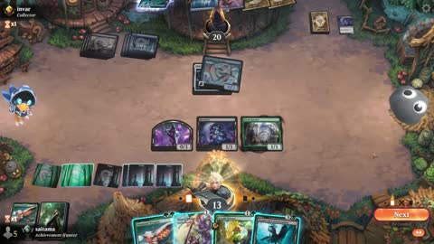 Watch MTG Arena Video Replay - Golgari Midrange by saitama VS Dimir Midrange by invar - Premier Draft