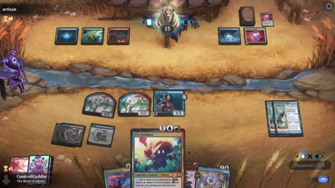 Watch MTG Arena Video Replay - Izzet Midrange by CunicoliGoblin VS Temur Control by artisan - Alchemy Play