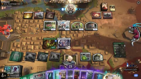 Watch MTG Arena Video Replay - Azusa, Lost but Seeking by saitama VS Ajani, Nacatl Pariah by HellHannz - Historic Brawl