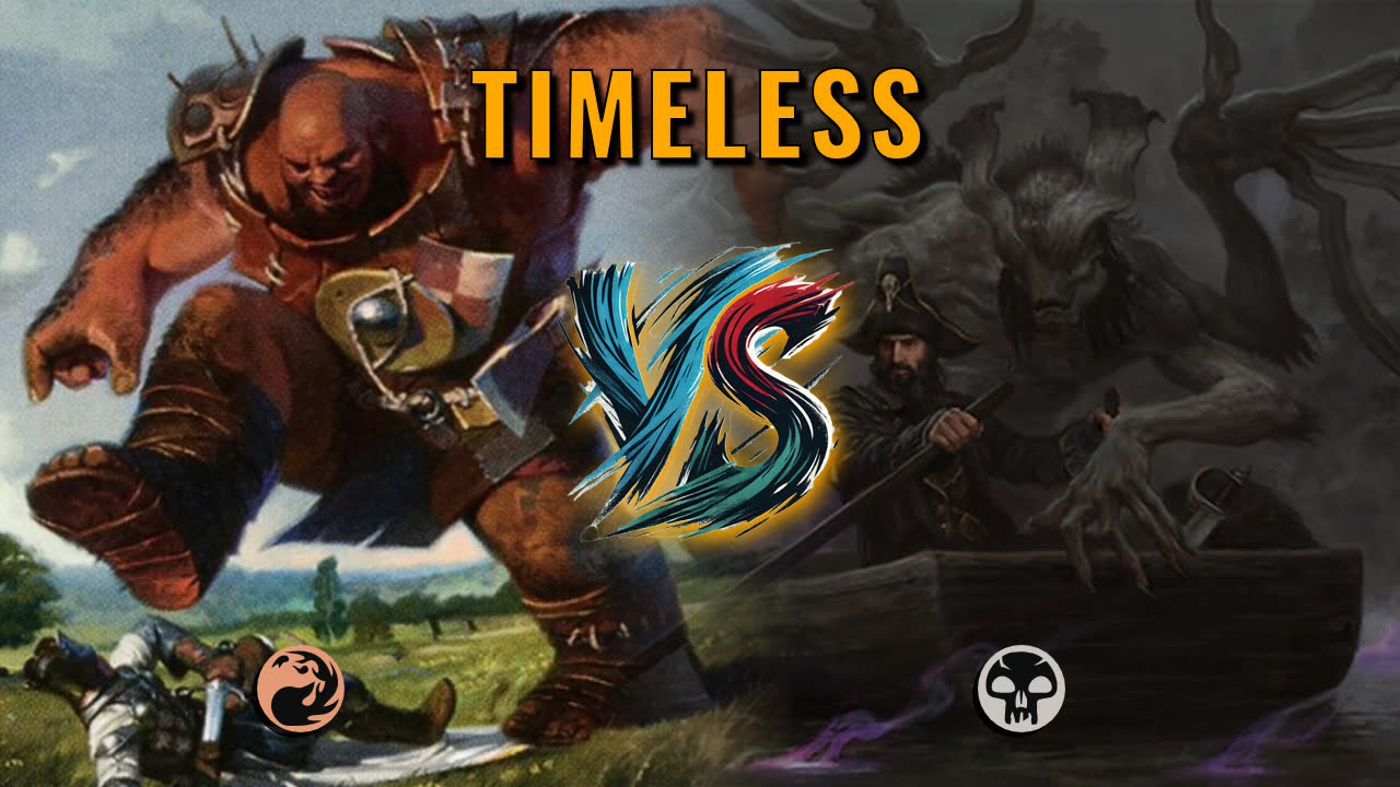 Watch MTG Arena Timeless Video - Mono Red Midrange by saitama VS Mono Black Midrange by Destination2202 - 9ec755