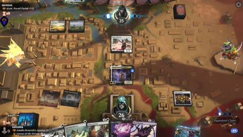Watch MTG Arena Video Replay - Amalia Benavides Aguirre by saitama VS Ajani, Nacatl Pariah // Ajani, Nacatl Avenger by mentos - Historic Brawl