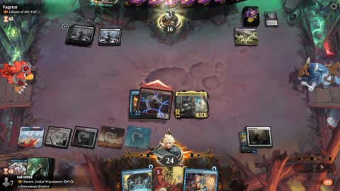 Watch MTG Arena Video Replay - Narset, Jeskai Waymaster by saitama VS Liliana of the Veil by Vagstor - Historic Brawl