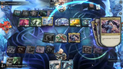 Watch MTG Arena Video Replay - Breya, Etherium Shaper by saitama VS Vv'viza, Orbital Overseer by muku - Historic Brawl