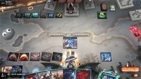 Watch MTG Arena Video Replay - Izzet Midrange by Hawk Atankewo VS Sultai Control by Markov - Traditional Standard Ranked