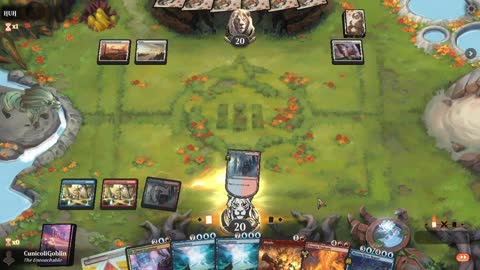 Watch MTG Arena Video Replay - Jeskai Midrange by CunicoliGoblin VS Mono White Aggro by HUH - Alchemy Play