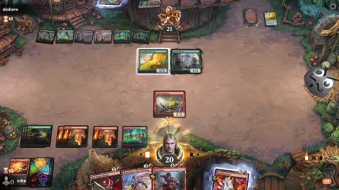 Watch MTG Arena Video Replay - Gruul Midrange by utku VS Gruul Midrange by nloloew - Jump In