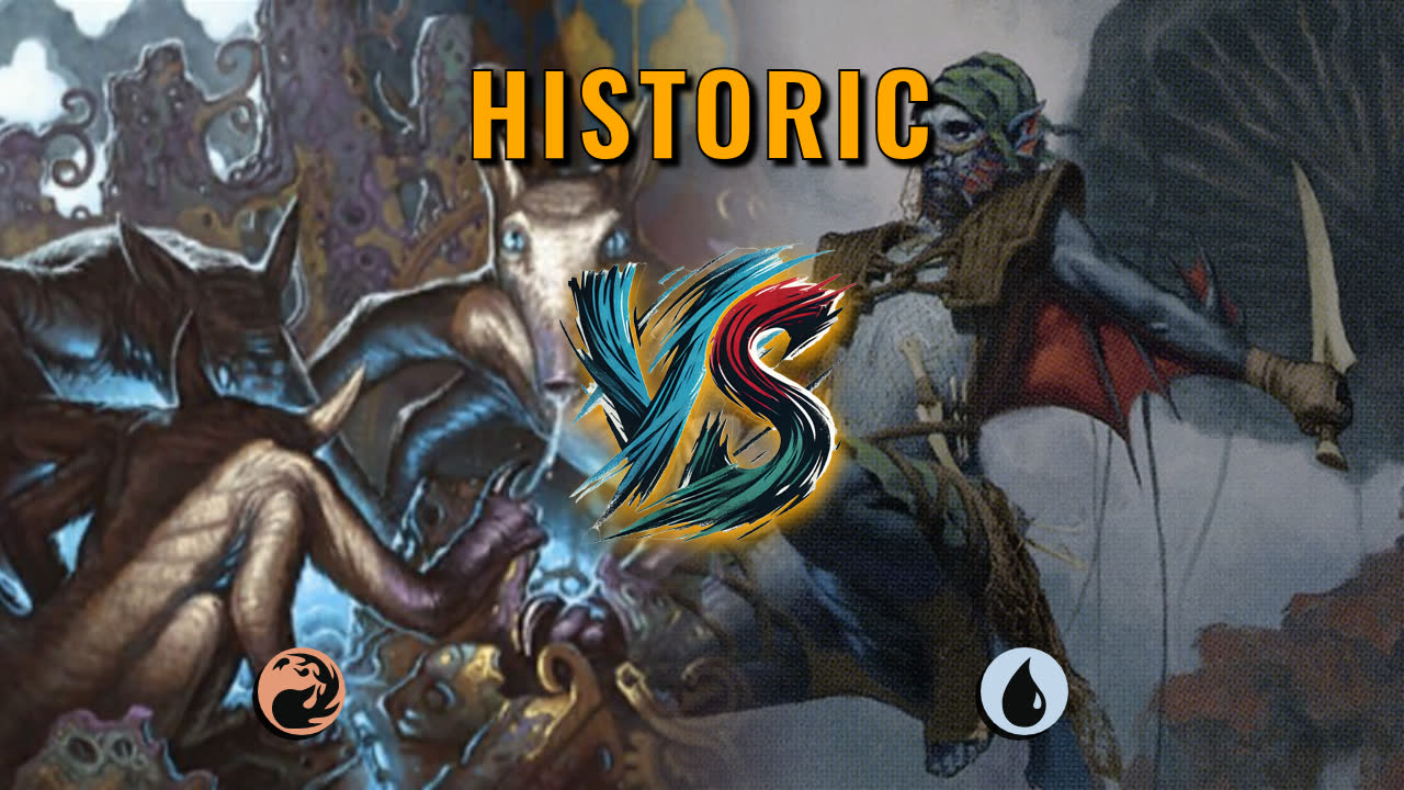 Watch MTG Arena Historic Video - Mono Red Midrange by MTGBudgetBrew VS Mono Blue Midrange by xMike - 5c21d8