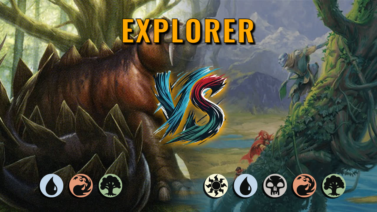 Watch MTG Arena Pioneer Video - Temur Midrange by HamHocksMTG VS 5 Color Midrange by RoleFicticioMTG - 546b7c
