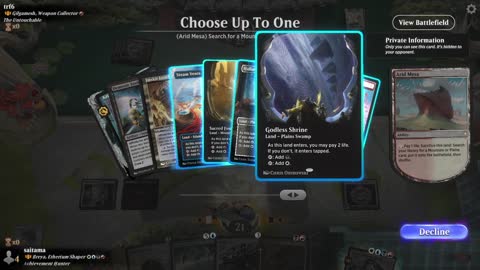 Watch MTG Arena Video Replay - Breya, Etherium Shaper by saitama VS Godo, Bandit Warlord by trf6 - Historic Brawl