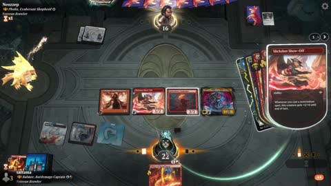 Watch MTG Arena Video Replay - Balmor, Battlemage Captain by saitama VS Phelia, Exuberant Shepherd by Neozzep - Historic Brawl