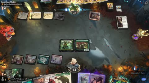 Watch MTG Arena Video Replay - A-Soul of Windgrace by saitama VS Haliya, Guided by Light by GreatGreyShrike - Historic Brawl