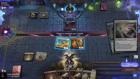 Watch MTG Arena Video Replay - Boros Aggro by CunicoliGoblin VS 5 Color Midrange by Narcizo - Alchemy Play