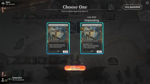 Watch MTG Arena Video Replay - Azorius Control by DamienF16 VS WUBG Midrange by Kaze - Traditional Standard Ranked