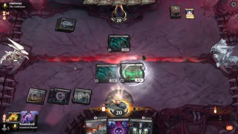 Watch MTG Arena Video Replay - Orzhov Midrange by Numbskull VS Mono Black Midrange by emitsous - Traditional Standard Ranked