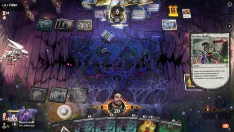 Watch MTG Arena Video Replay - Orzhov Midrange by Numbskull VS WUBG Control by fujipe - Traditional Standard Ranked