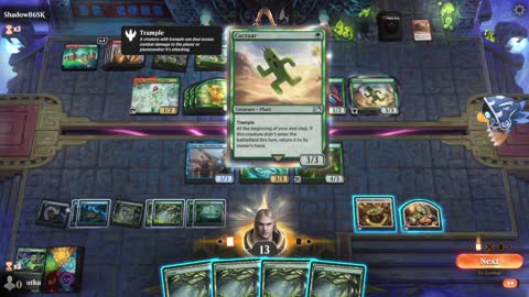 Watch MTG Arena Video Replay - Simic Midrange by utku VS Gruul Aggro by Shadow86SK - Standard Play