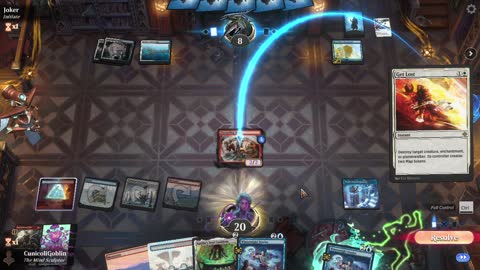 Watch MTG Arena Video Replay - Izzet Midrange by CunicoliGoblin VS Azorius Midrange by Joker - Standard Event