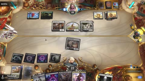 Watch MTG Arena Video Replay - Orzhov Midrange by Numbskull VS Selesnya Midrange by kii1856 - Chromatic Cube Draft