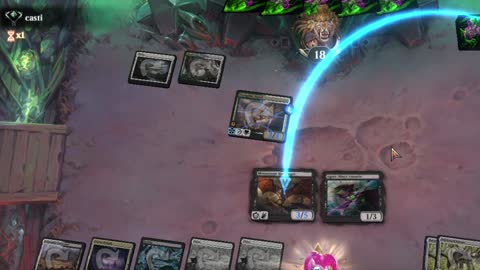 Watch MTG Arena Video Replay - Orzhov Aggro by GBThundaII VS Selesnya Aggro by casti - Standard Ranked