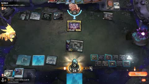 Watch MTG Arena Video Replay - Emry, Lurker of the Loch by saitama VS Atraxa, Grand Unifier by HellBrO - Historic Brawl