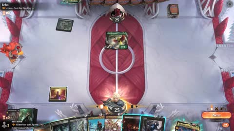 Watch MTG Arena Video Replay - Slimefoot and Squee by saitama VS Azusa, Lost but Seeking by Echo - Historic Brawl