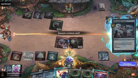 Watch MTG Arena Video Replay - Izzet Midrange by CunicoliGoblin VS Golgari Aggro by agusmosque - Standard Event