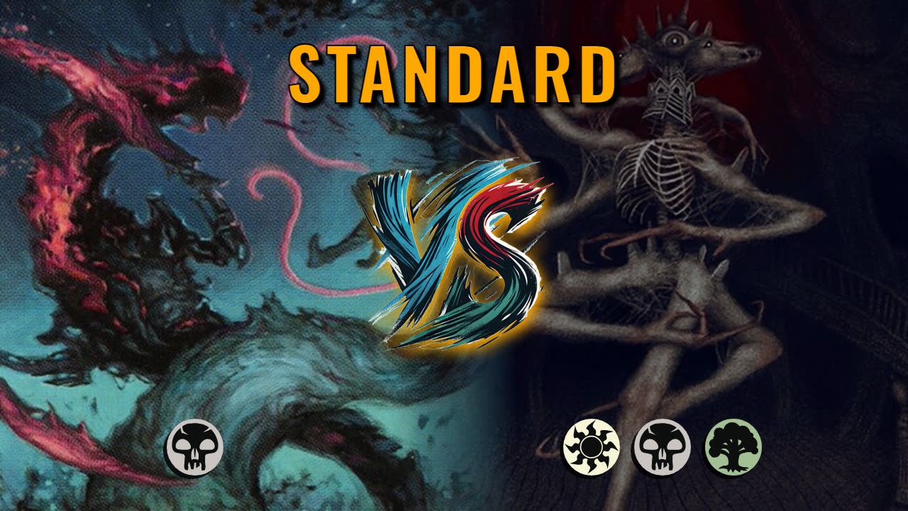 Watch MTG Arena Standard Video - Mono Black Aggro by Numbskull VS Abzan Midrange by naritaru - 9633d9