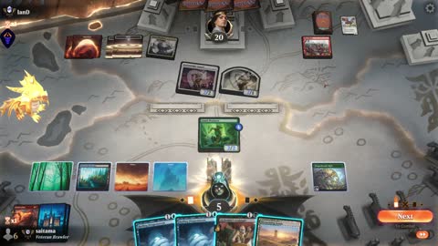 Watch MTG Arena Video Replay - UBRG Midrange by saitama VS Jeskai Midrange by IanD - Premier Draft Ranked