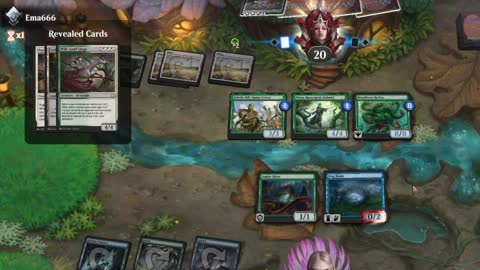 Watch MTG Arena Video Replay - Simic Midrange by utku VS Selesnya Midrange by Ema666 - Standard Ranked
